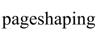 PAGESHAPING