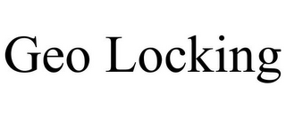 GEO LOCKING