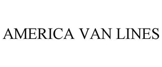 AMERICA VAN LINES