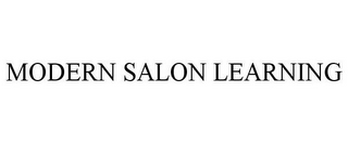 MODERN SALON LEARNING