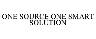 ONE SOURCE ONE SMART SOLUTION