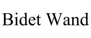 BIDET WAND