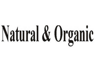 NATURAL & ORGANIC