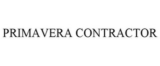 PRIMAVERA CONTRACTOR