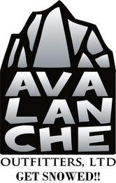 AVALANCHE OUTFITTERS, LTD GET SNOWED!!
