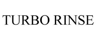TURBO RINSE