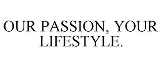 OUR PASSION, YOUR LIFESTYLE.