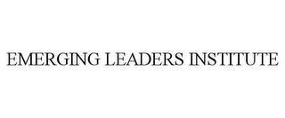 EMERGING LEADERS INSTITUTE