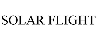 SOLAR FLIGHT