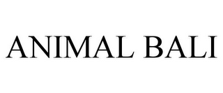 ANIMAL BALI