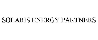 SOLARIS ENERGY PARTNERS