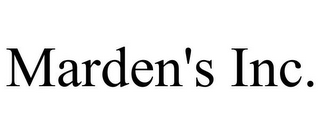 MARDEN'S INC.