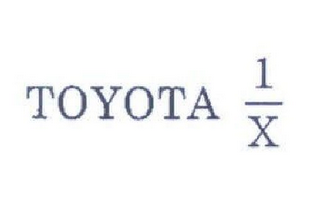 TOYOTA 1 X