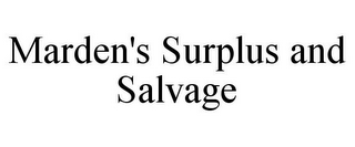 MARDEN'S SURPLUS AND SALVAGE