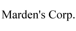 MARDEN'S CORP.