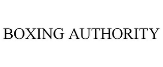 BOXING AUTHORITY