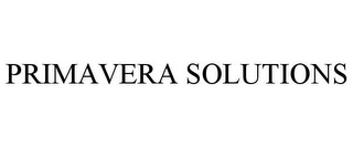 PRIMAVERA SOLUTIONS