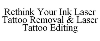 RETHINK YOUR INK LASER TATTOO REMOVAL & LASER TATTOO EDITING