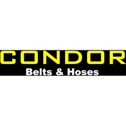 CONDOR BELTS & HOSES