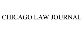 CHICAGO LAW JOURNAL