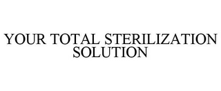 YOUR TOTAL STERILIZATION SOLUTION