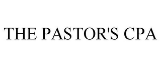 THE PASTOR'S CPA