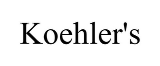 KOEHLER'S