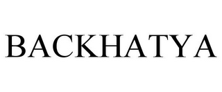 BACKHATYA