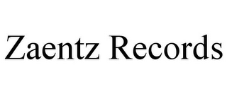 ZAENTZ RECORDS