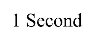 1 SECOND