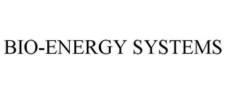 BIO-ENERGY SYSTEMS