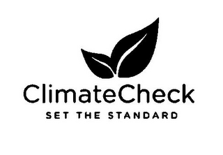 CLIMATE CHECK SET THE STANDARD