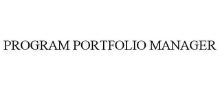 PROGRAM PORTFOLIO MANAGER