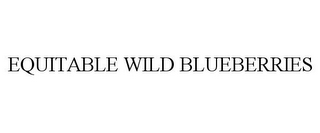 EQUITABLE WILD BLUEBERRIES