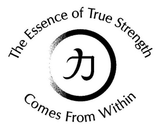 THE ESSENCE OF TRUE STRENGTH COMES FROM WITHIN