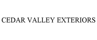 CEDAR VALLEY EXTERIORS