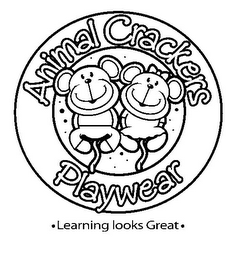 ANIMAL CRACKERS PLAYWEAR · LEARNING LOOKS GREAT ·