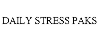 DAILY STRESS PAKS