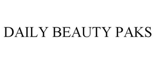 DAILY BEAUTY PAKS