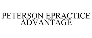 PETERSON EPRACTICE ADVANTAGE