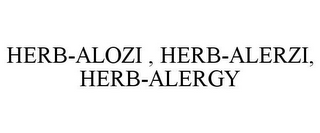 HERB-ALOZI , HERB-ALERZI, HERB-ALERGY