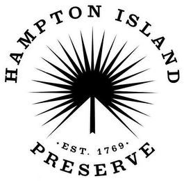 HAMPTON ISLAND PRESERVE EST. 1769