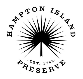 HAMPTON ISLAND PRESERVE EST. 1769