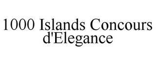 1000 ISLANDS CONCOURS D'ELEGANCE