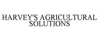 HARVEY'S AGRICULTURAL SOLUTIONS
