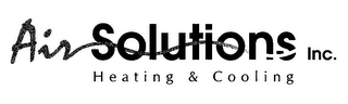 AIR SOLUTIONS INC. HEATING & COOLING