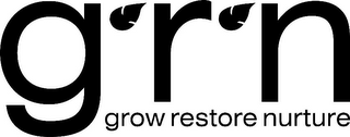 G R N GROW RESTORE NURTURE