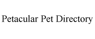 PETACULAR PET DIRECTORY