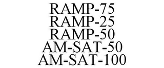 RAMP-75 RAMP-25 RAMP-50 AM-SAT-50 AM-SAT-100