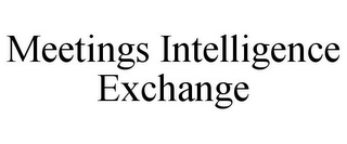MEETINGS INTELLIGENCE EXCHANGE